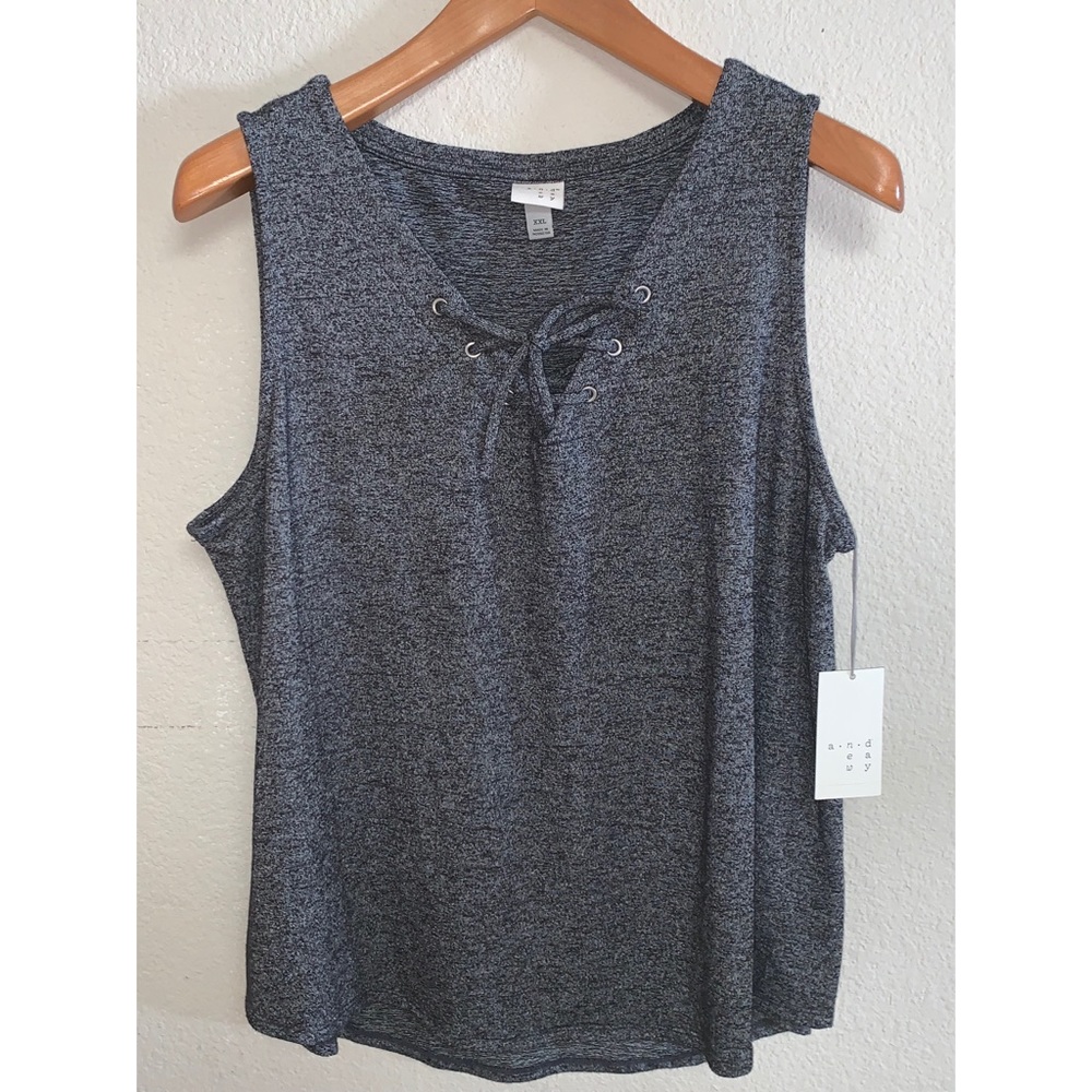 A NEW DAY *NWT* Gray Blouse